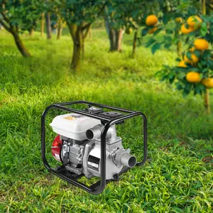 SHANGMAKEL 210CC Gasoline Engine Water Pump 6.5HP 1271.33ft³/h Flow 92ft Head for Irrigation Drainage Fire Fighting Single-cylinder 4-stroke Air-cooled