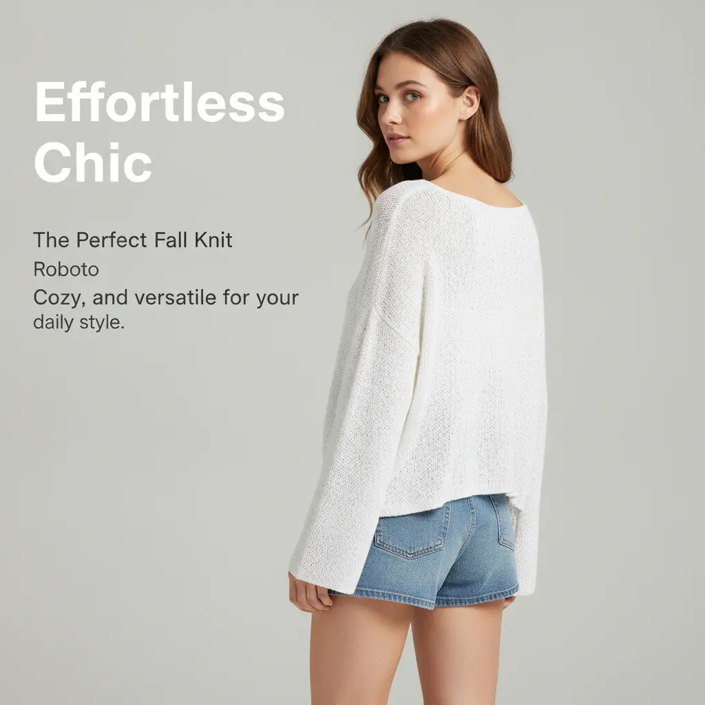 Women Solid Crew Neck Hollow Out Knit Pullover, Lazy Loose Long Sleeve Lightweight Breathable Casual Basic Sweater for Fall Autumn
