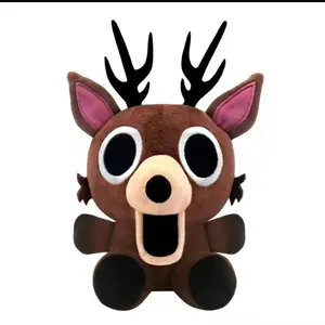 Forest 99 Nights Horror Game, Open Mouth Reindeer Toy, Plush Doll, Fun Interactive Plaything, Perfect for Kids & Adults