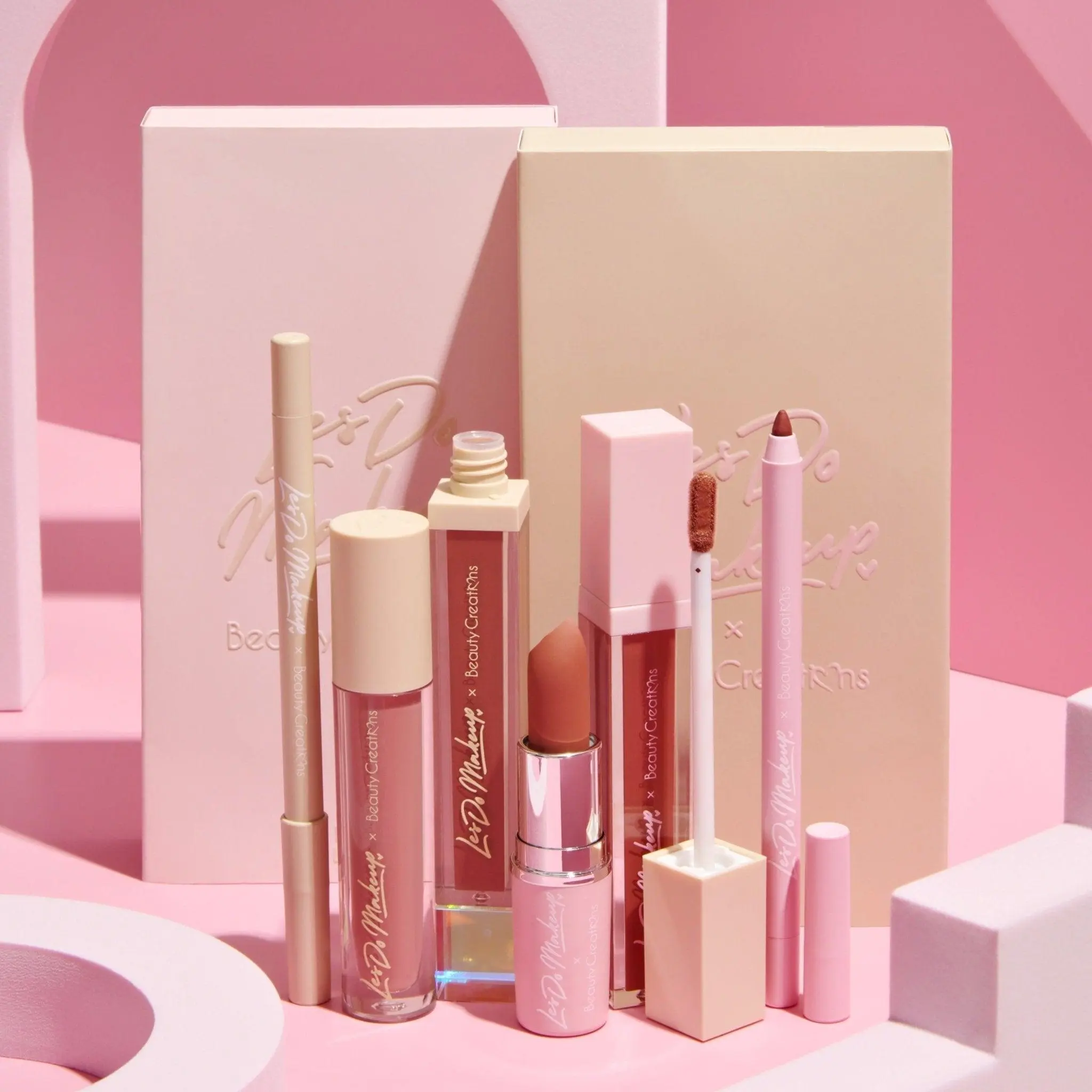 Beauty Creations X LesDoMakeup Lip Trio Bundle, Lip Liner, Gloss, Lipstick, Cosmetic Beauty Creations X LesDoMakeup Lip Trio Bundle, Lip Liner, Gloss, Lipstick, Cosmetic