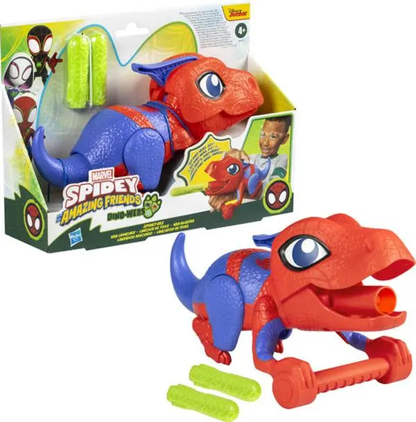 Spidey and His Amazing Friends: Dino-Webs - NERF Spidey-Rex Web Launcher  [COLLECTIBLES] Shooter