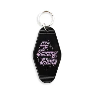 My Tummy Hurts Motel Keychain