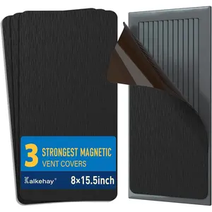 3 Pack High Strength Magnetic Vent Covers for Home Floor, Wall and Ceiling, 8x15.5 Inches Metallic Magnet Air Vent Cover for Steel Registers, RV, HVAC