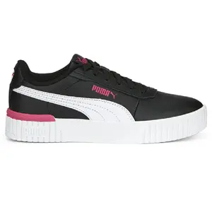 Youth Puma Carina 2.0 Jr 'Black Glowing Pink' Puma Black-Puma White-Pink (386185 08) (GS)