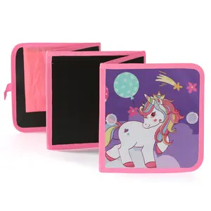 Foldable Blackboard Writing Board Portable Drawing Pad Erasable Reusable Writing Book Kindergarten Doodle Notebook Gift Writing Doodle Stationery