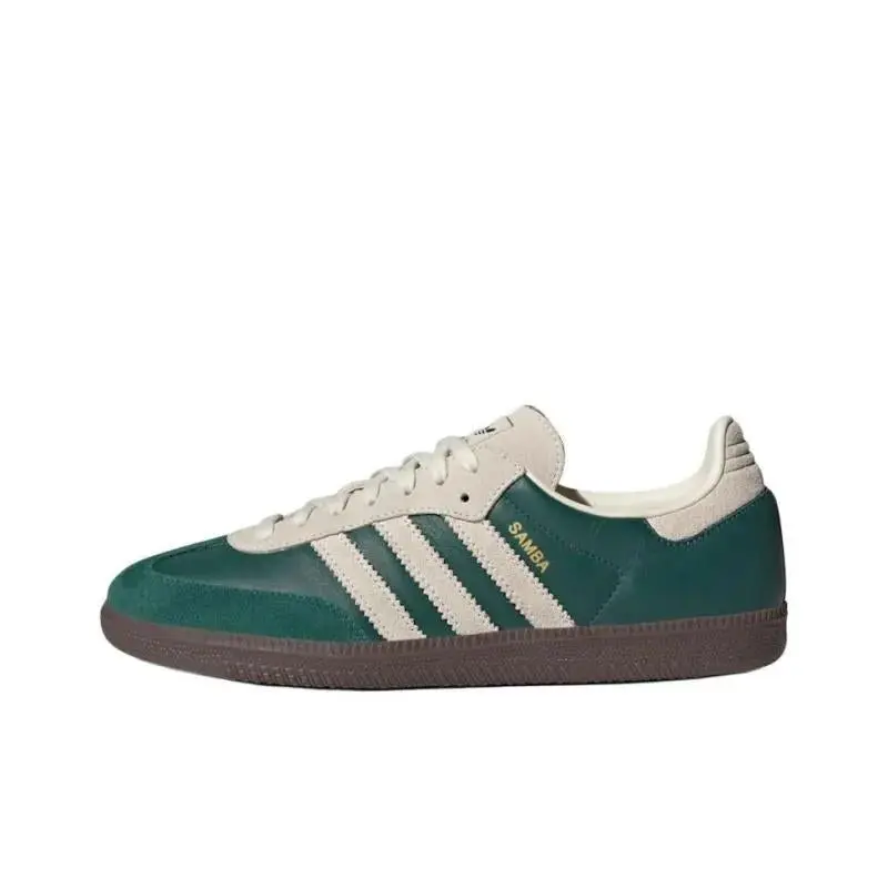 adidas Samba OG Collegiate Green Cream White Men's JI3215 New