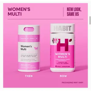 HABIT Women's Multi Supplement - New Look, Supports General Health & Wellness, 60 Capsules Healthcare