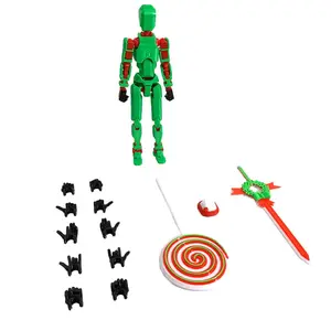 3D Printed Mannequin Dummy 13 Christmas War Series Toys Action Figures Multi-Jointed Movable Shapeshift Robot Parent Child Games