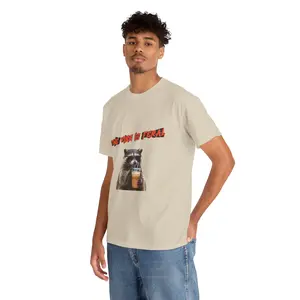 "The Vibe Is Feral" Raccoon T-Shirt