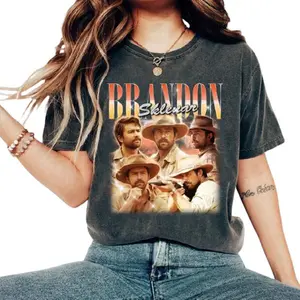 Brandon Sklenar Country Graphic Shirt - Save A Horse, Ride A Shirt - Men'S Western Style Tee