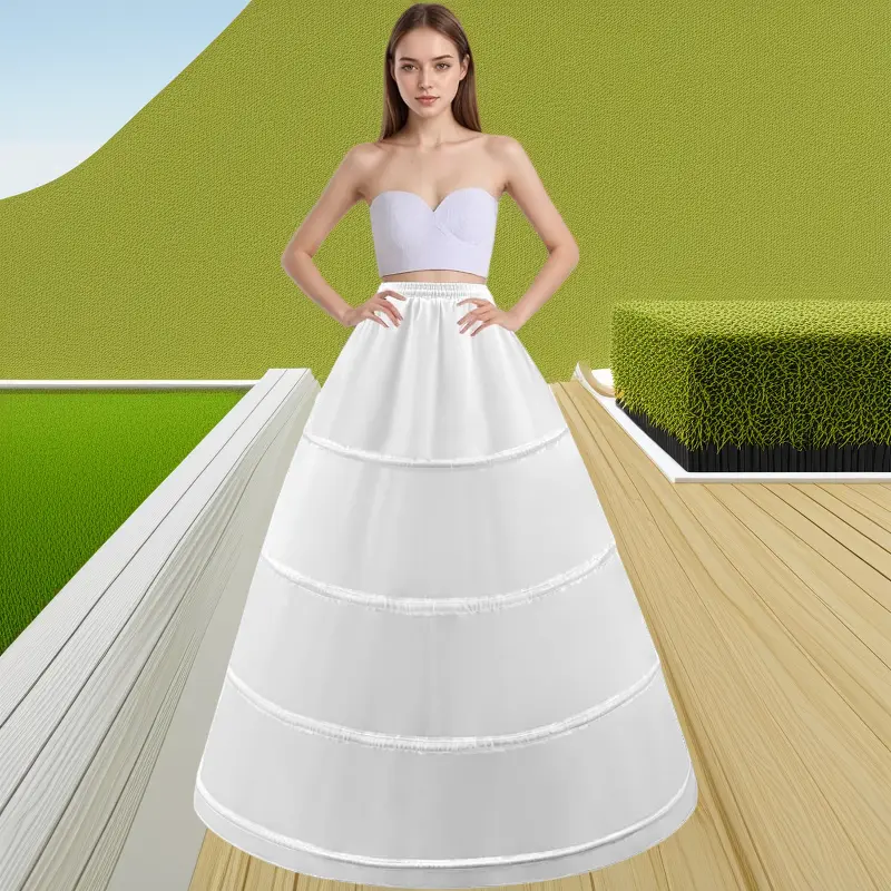 Women's 4 Hoop Skirt Petticoat A Line Crinoline Floor Length Underskirt for Wedding Dress Ball Gown Prom Quinceanera Slips - TikTok Shop Women's 4 Hoop Skirt Petticoat A Line Crinoline Floor Length Underskirt for Wedding Dress Ball Gown Prom Quinceanera Slips - TikTok Shop