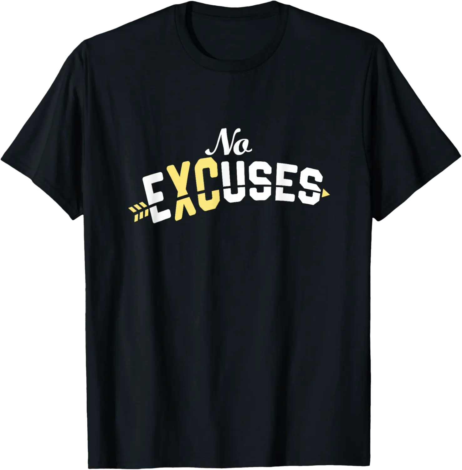 No Excuses Track and Field Quotes Marathon Runners Athletes T-Shirt - Joelalbe Shop 3CWB0BW78PW5F