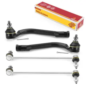 4 PC Front Sway Bar Stabilizer End Link & Outer Tie Rod End Kit  96094MT