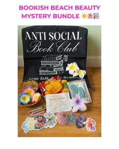 Bookish Beach Mystery Beauty Box - Tote, Hair Clips, Face Masks & More