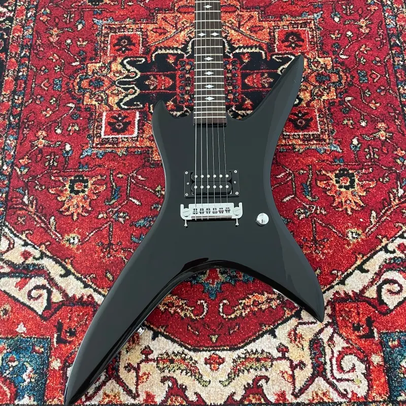 Chuck Schuldiner BC Stealth Electric Guitar Black Death Metal H Pickup Fast Ship
