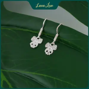 LavaJewelry Sweet Gothic Earrings, Sports earrings, Silver Jewelry, 925 Silver Earrings for Women, Girls
