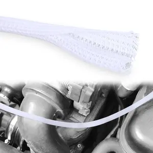 Nilight 10ft-1/4inch White Cable Management Sleeves Nilight 10ft-1/4inch White Cable Management Sleeves