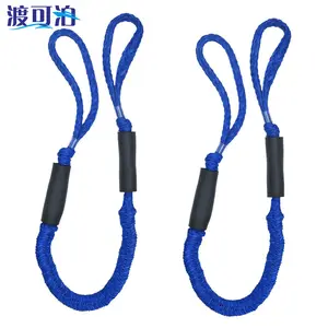 Marine elastic rope Motorcycle boat Marine cable, wharf rope, berthing rope Bungee Dock line 4FT