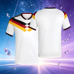 2026 Germany National Home And Away Short Sleeve Soccer Jersey Fans Version Breathable