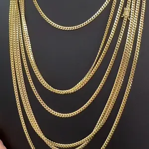 10k gold  Cuban links