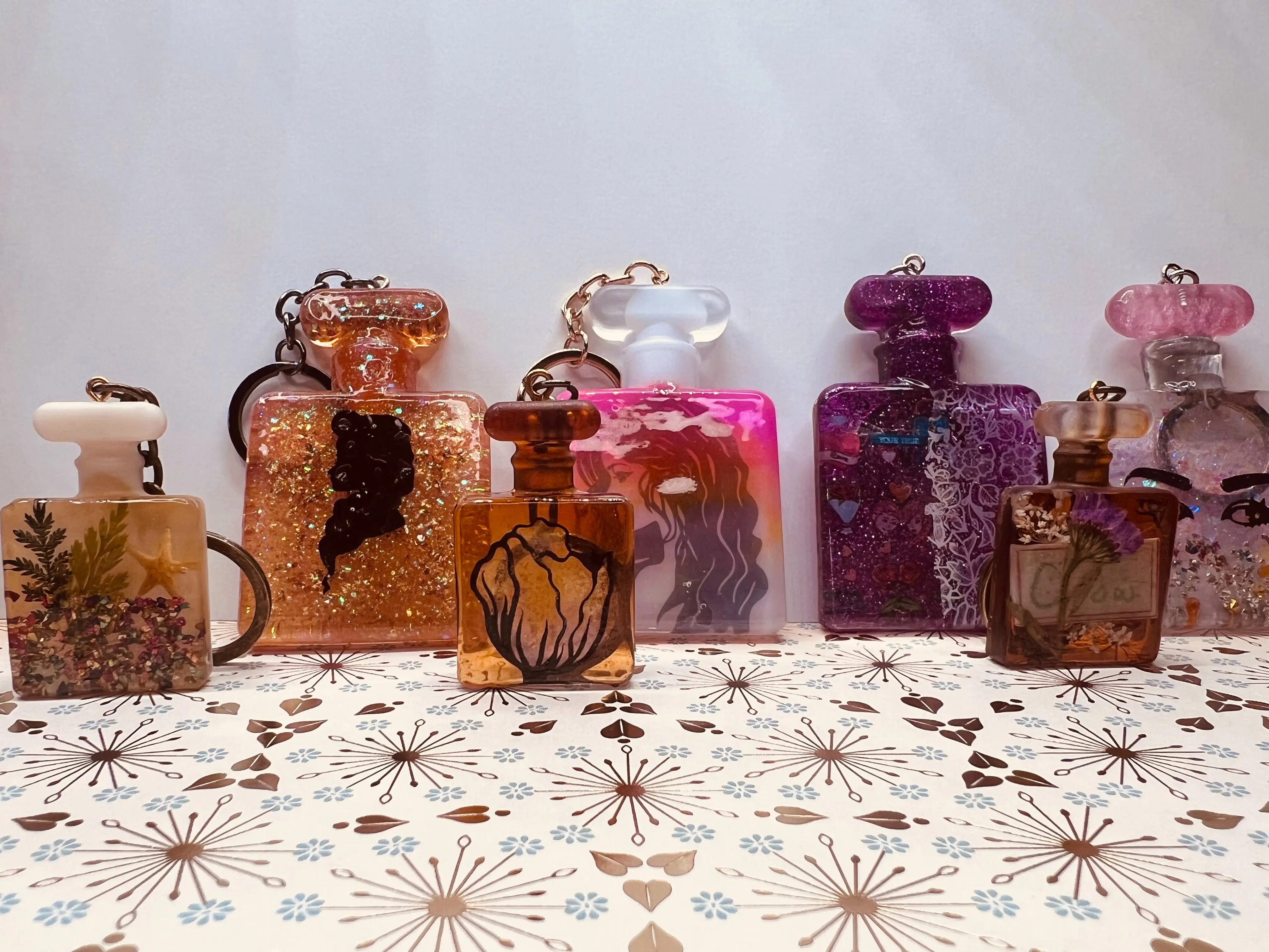 perfume keychain