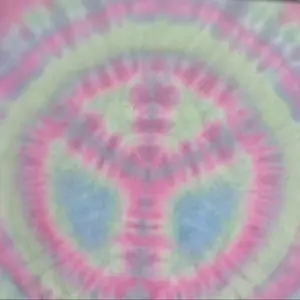 Tye Dyed Peace Sign Large Pillow Case for Home Decor - Soft Furnishings
