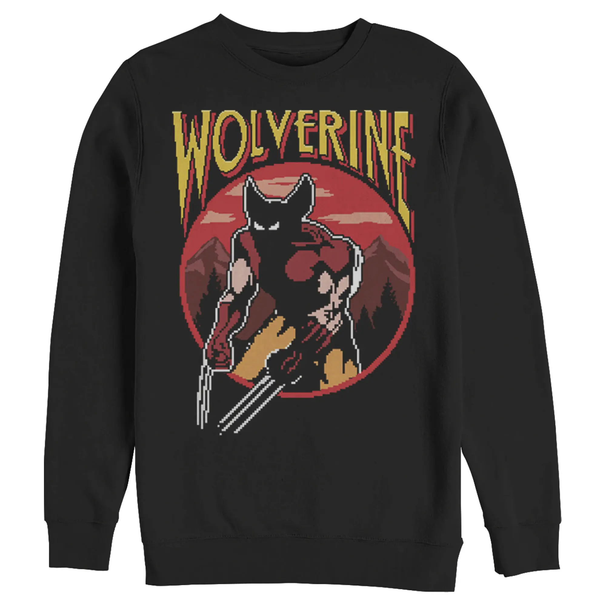 Men's Marvel X-Men Pixel Wolverine Sweatshirt