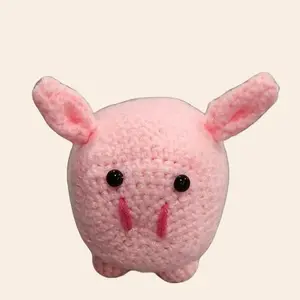 Minecraft Pig Amigurumi Crochet Doll