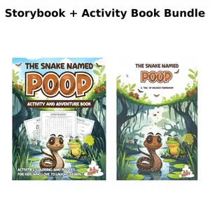 English Bundle “The Snake Named Poop” Storybook + Activity Book