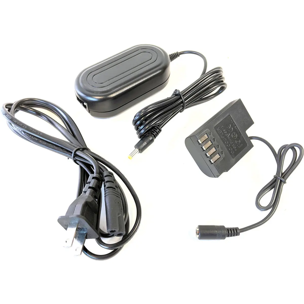Bescor DMW-BLF19 Coupler/Dummy Battery & AC Adapter Kit for Select Panasonic Cameras