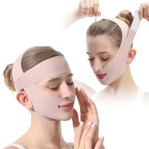 Face Lifting Strap Forehead Lift Band, Chin Belt Comfort Pressure Forehead Band, V-Shaped Belt for Facial Contouring