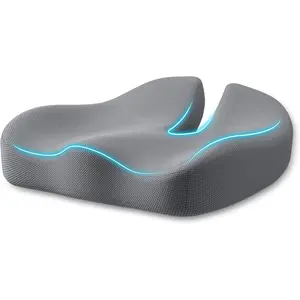 Seat Cushion,  Memory  Cushion for Office Chair Cushions,  Cushions Pad Pillow for    &  for Long Sitting, Grey