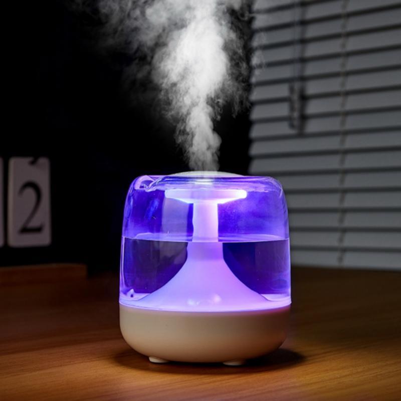 650ml USB Powered Air Humidifier, Small Visible Humidifier with ...