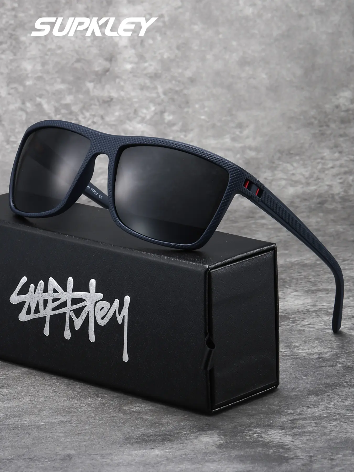 Polarized Mirrored Sunglasses UV Protection TR90 Frame Adjustable TOROE VALLEY ANSI Z87+ Safety Blue Polarized Sunglasses  main image 3