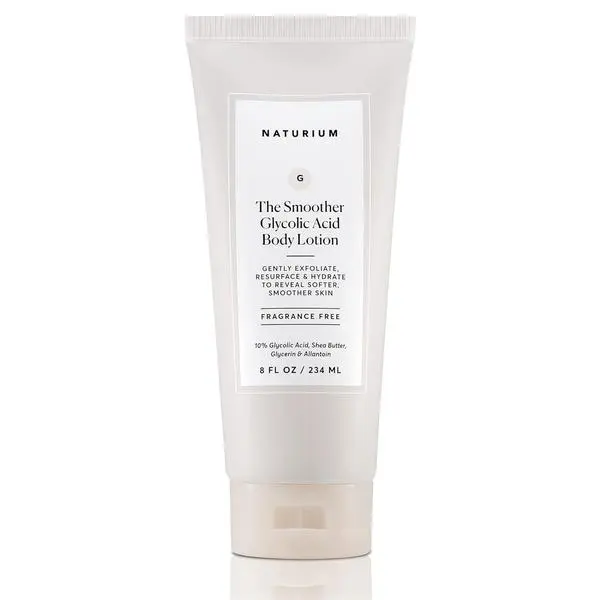 Naturium The Smoother Glycolic Acid Body Lotion, Resurfacing & Exfoliating Treatment, with 10% Glycolic Acid, 8 oz backtoschool
