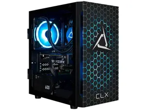 CLX SET Gaming Desktop - AMD Ryzen 5 9600X 3.9GHz 6-Core Processor, 32GB DDR5 Memory, GeForce RTX 4060 8GB GDDR6 Graphics, 1TB NVMe M.2 SSD, WiFi, Win 11 Home 64-bit