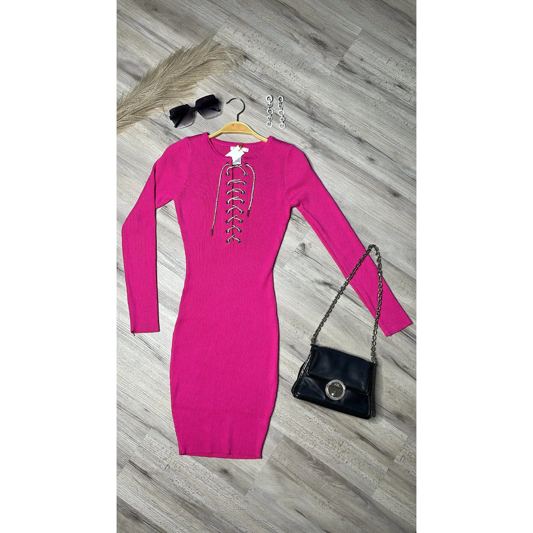 Yuri Dress- Fuchsia