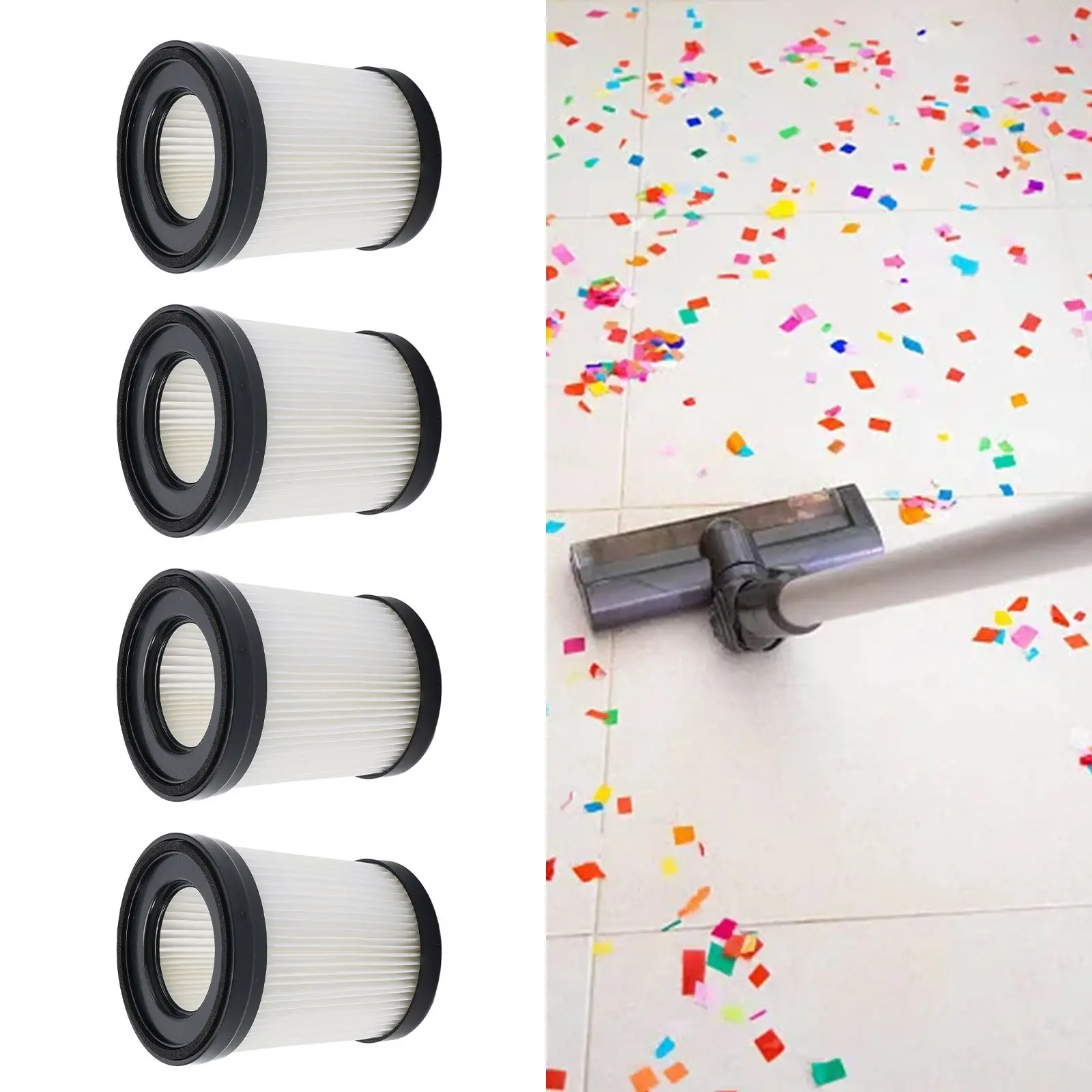 [CZNT] Filter Replacement For Lubluelu 202 Cordless Vacuum Cleaner For Oraimo OSV-102