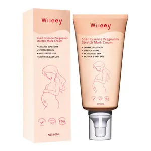 Wieey Premium Snail Essence Postpartum Cream with Snail Mucus Extract Vitamin E & Collagen for Stretch Mark Repair and Skin Firming Safe for Nursing Moms