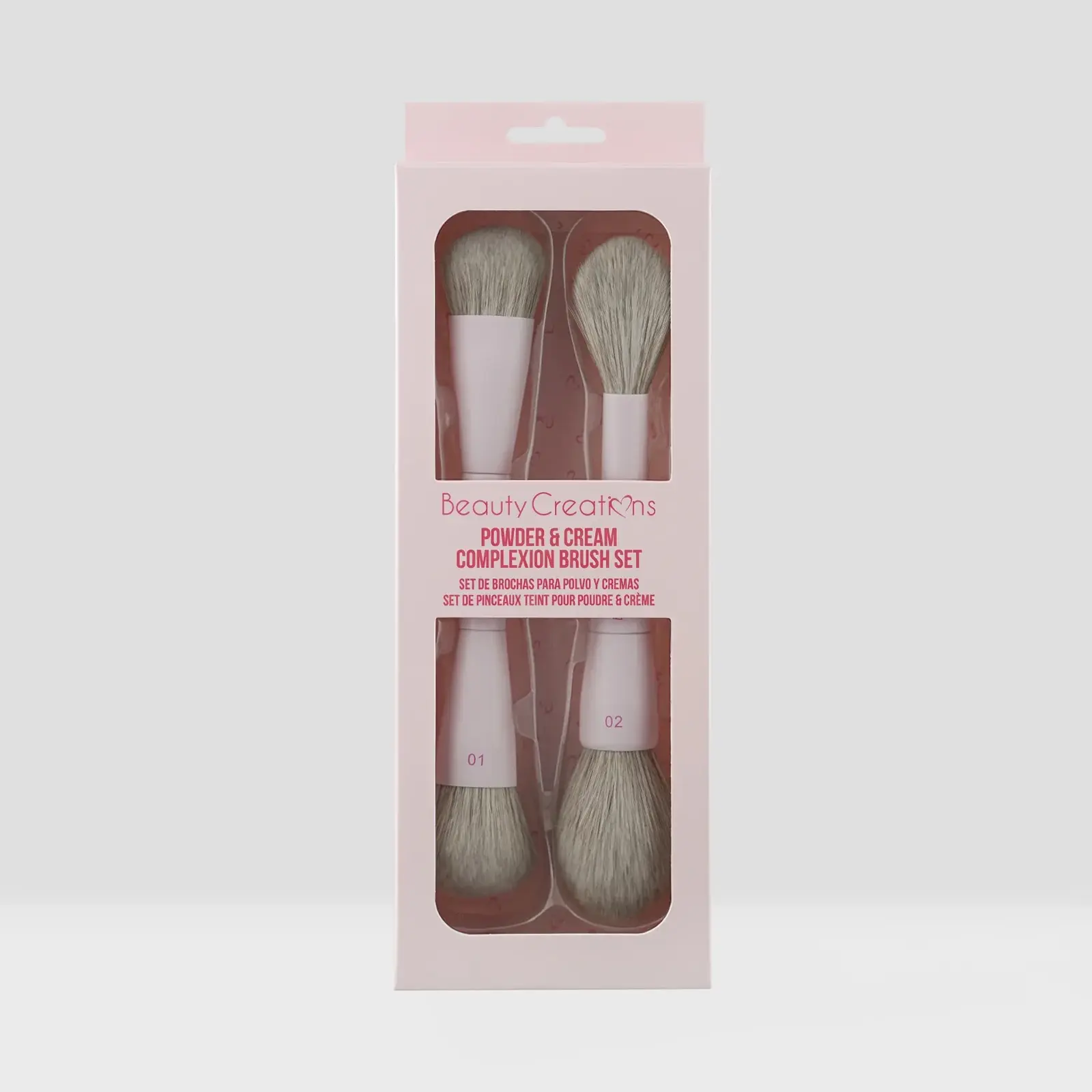 BEAUTY CREATIONS POWDER & CREAM COMPLEXION BRUSH SET