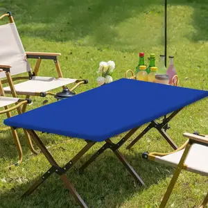 6FT Elastic Stretch Tablecloth - Red/Black/Blue/White fitted  table  cloth party  table  cloth spandex tablecloth
