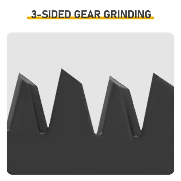 30ft Manual Pole Saw - Lightweight Fiberglass Tree Trimmer with Sharp Steel Blades for High Branches & Shrubs