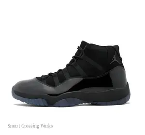 Collectible Sports Shoes - Matte Suede and Glossy Patent Textures, Unmatched Texture Design
