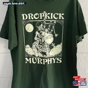 Vintage Y2k Dropkick Murphys Field Of Athenry Punk Rock Band T-shirt Sweatshirt Unisex