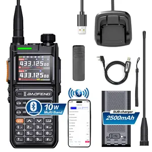 Baofeng UV-26GBR Multi-Band Two Way Radio with GPS, Bluetooth APP Programming & Voice Recording (VHF/UHF, 1.77" TFT Screen, 1000 Channels