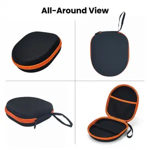 Bluetooth-compatible Earphone Storage Case, Hard Shell Large Headset Organizer, Eva Shockproof Travel Bag, Gaming Earphone Pouch