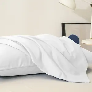 Solid Color Style Pillowcase, 2 Count Soft Comfortable Pillow Cover without Filler, Pillow Protector for Home Bedroom Dormitory,Fall Decor, Christmas Gifts, Christmas Decorations，Soft Comfortable Breathable-TikTokShopJumpstartSale