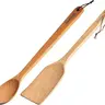 MAGNAWARE 18  Wooden Spoon & Spatula Set | Heat Resistant Cajun Cooking Utensils for Gumbo, Jambalaya, and BBQ | Rustic Southern Kitchen Essentials