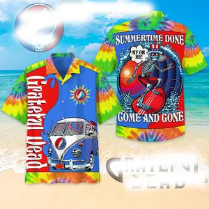 G Dead Summertime Done Come And Gone Hawaiian Shirt, Summertime Done Come And Gone Graphic Hawaiian Shirt