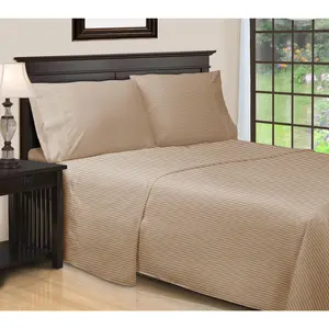Superior 650TC Egyptian Cotton Striped Sheet, C al.King